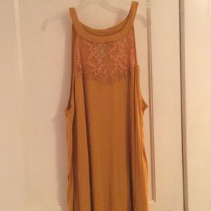 Torrid- Yellow Super Soft Knit Shirt